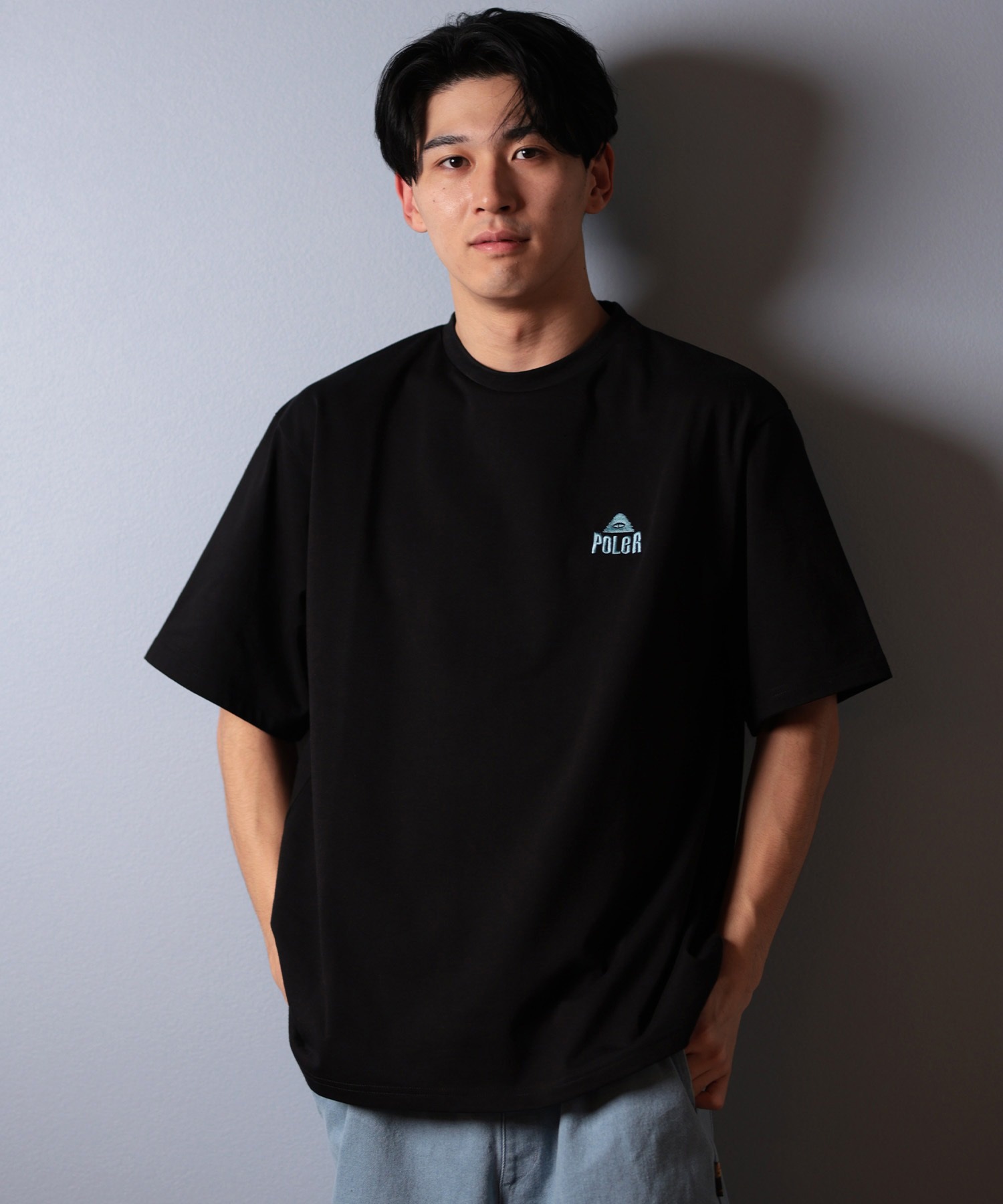 POLER ポーラー 半袖 Tシャツ メンズ バックプリント 吸湿速乾