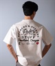 POLER ポーラー 水着 ラッシュガード 半袖 Tシャツ メンズ バックプリント 水陸両用 UVカット 259MCV0020 ムラサキスポーツ限定(WHT-M)