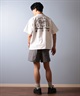 POLER ポーラー 水着 ラッシュガード 半袖 Tシャツ メンズ バックプリント 水陸両用 UVカット 259MCV0020 ムラサキスポーツ限定(WHT-M)
