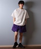 POLER ポーラー 水着 ラッシュガード 半袖 Tシャツ メンズ バックプリント 水陸両用 UVカット 259MCV0021 ムラサキスポーツ限定(WHT-M)