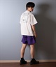 POLER ポーラー 水着 ラッシュガード 半袖 Tシャツ メンズ バックプリント 水陸両用 UVカット 259MCV0021 ムラサキスポーツ限定(WHT-M)