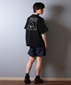 POLER ポーラー 水着 ラッシュガード 半袖 Tシャツ メンズ バックプリント 水陸両用 UVカット 259MCV0021 ムラサキスポーツ限定(WHT-M)