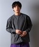 POLER ポーラー 水着 ラッシュガード 長袖 Tシャツ ロンT メンズ バックプリント 水陸両用 UVカット 259MCV0022 ムラサキスポーツ限定(BLK-M)