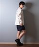 POLER ポーラー 水着 ラッシュガード 長袖 Tシャツ ロンT メンズ バックプリント 水陸両用 UVカット 259MCV0022 ムラサキスポーツ限定(BLK-M)