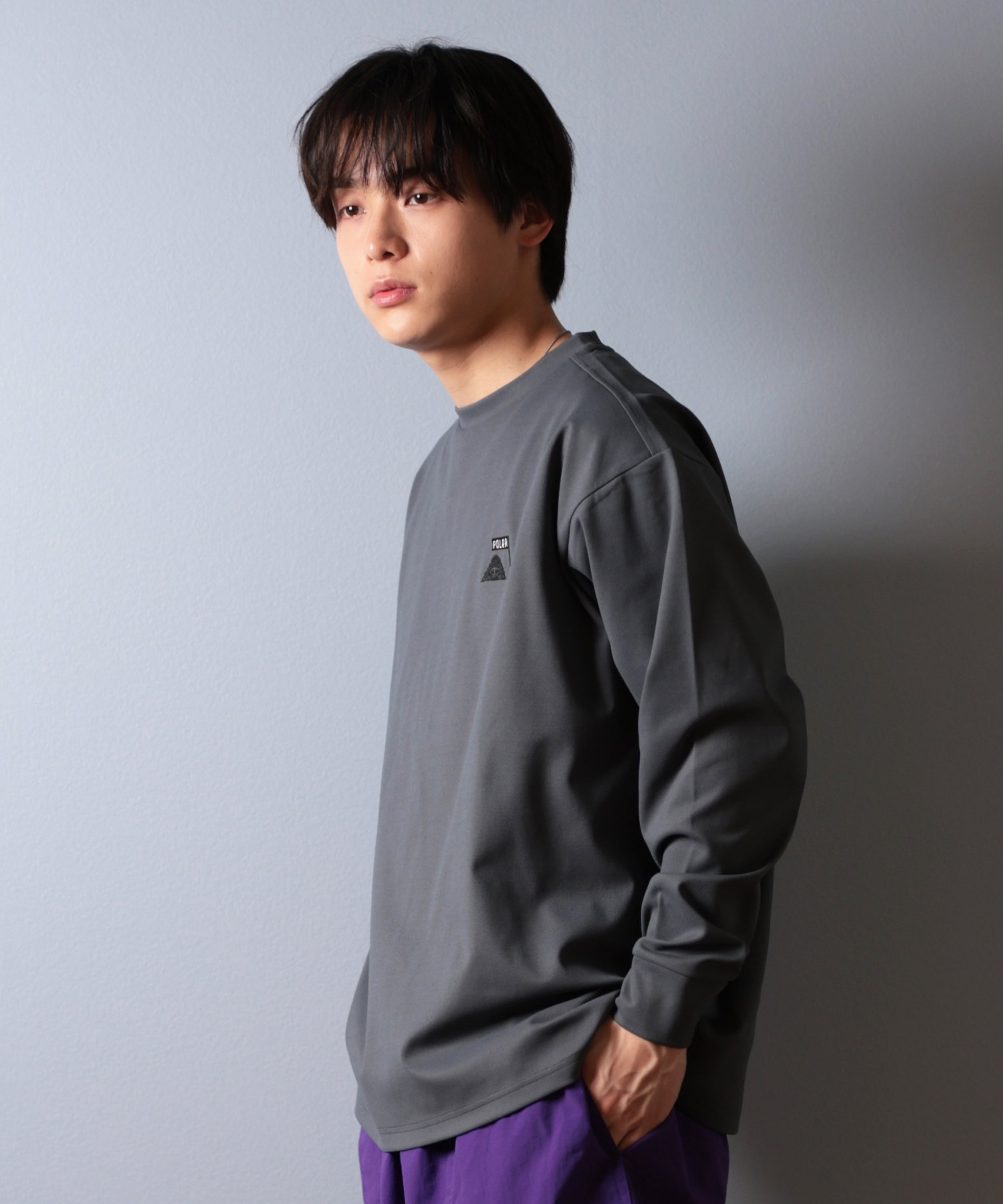 POLER ポーラー 水着 ラッシュガード 長袖 Tシャツ ロンT メンズ