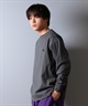 POLER ポーラー 水着 ラッシュガード 長袖 Tシャツ ロンT メンズ バックプリント 水陸両用 UVカット 259MCV0022 ムラサキスポーツ限定(BLK-M)