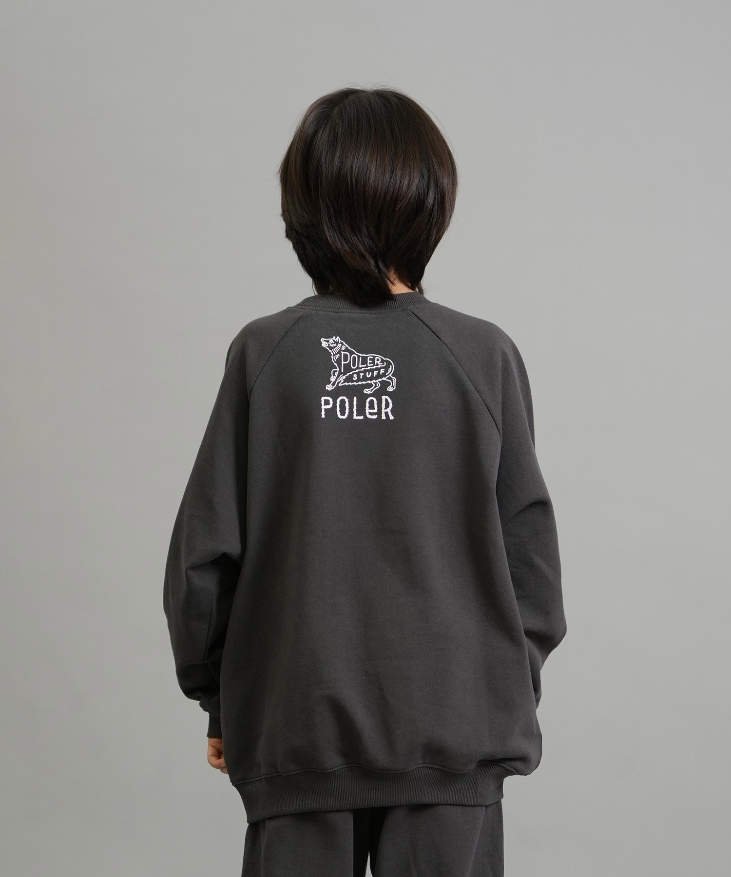 POLER ポーラー トレーナー スウェット キッズ ジュニア 子供 クルー