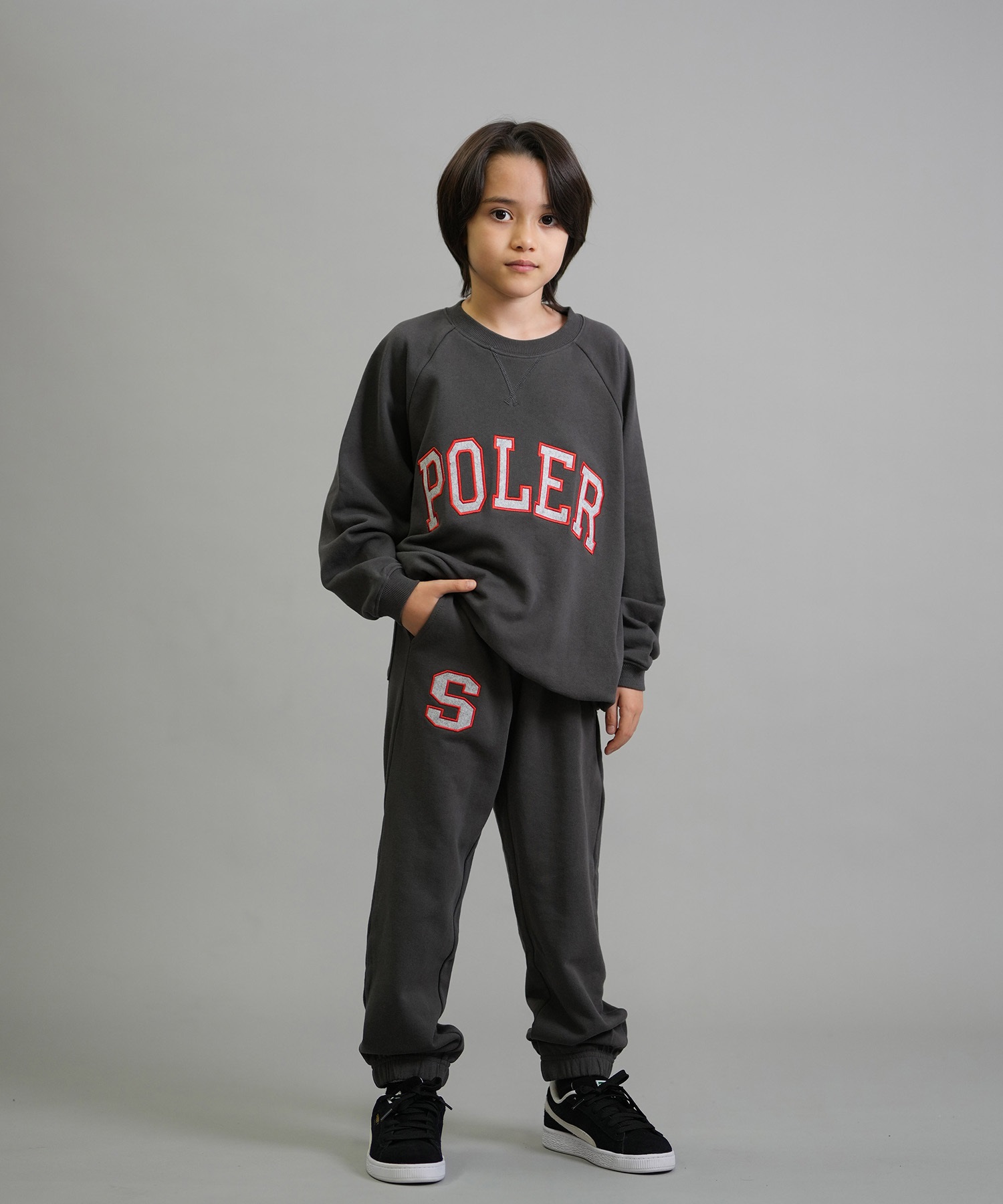 POLER ポーラー トレーナー スウェット キッズ ジュニア 子供 クルー