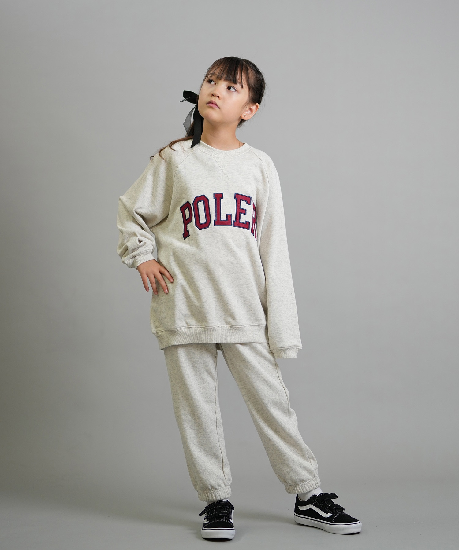 POLER ポーラー トレーナー スウェット キッズ ジュニア 子供 クルー