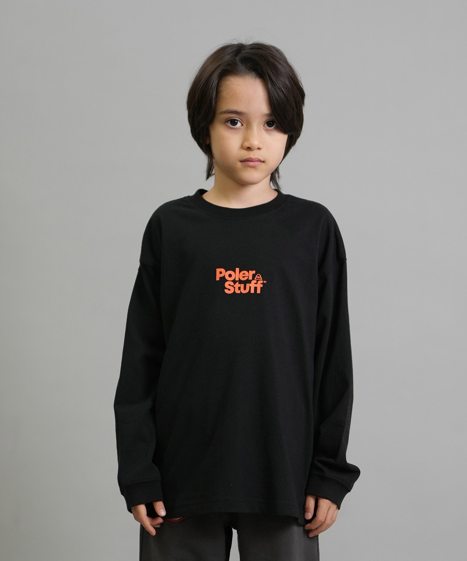 POLER ポーラー 長袖 Tシャツ ロンT キッズ ジュニア 子供 バック