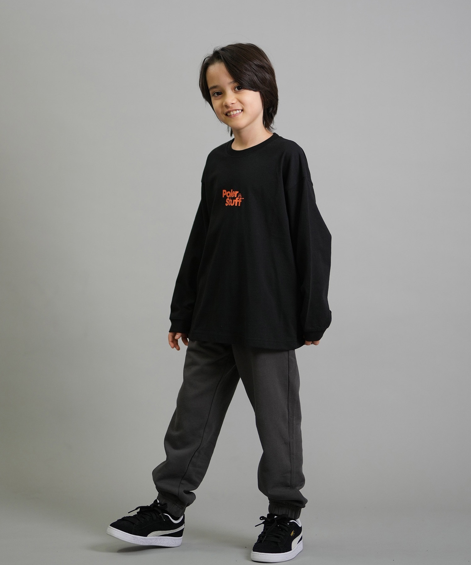 POLER ポーラー 長袖 Tシャツ ロンT キッズ ジュニア 子供 バック