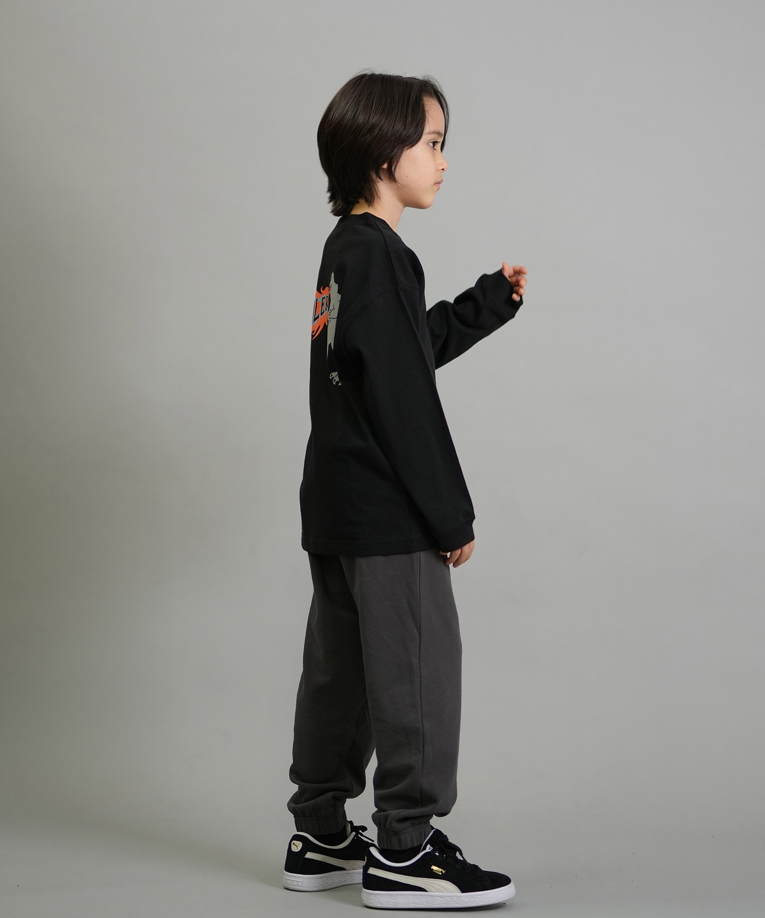 POLER ポーラー 長袖 Tシャツ ロンT キッズ ジュニア 子供 バック