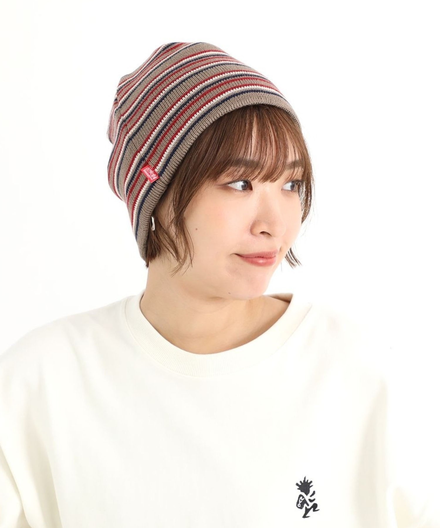 Manhattan Portage マンハッタンポーテージ ニット帽 ビーニー ニット