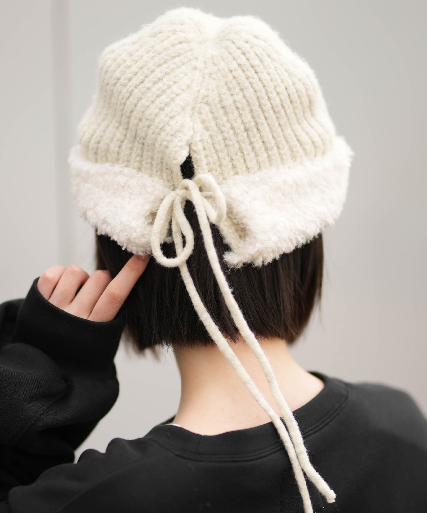 milsa ミルサ ニット帽 ビーニー ニットキャップ 防寒 シンプル