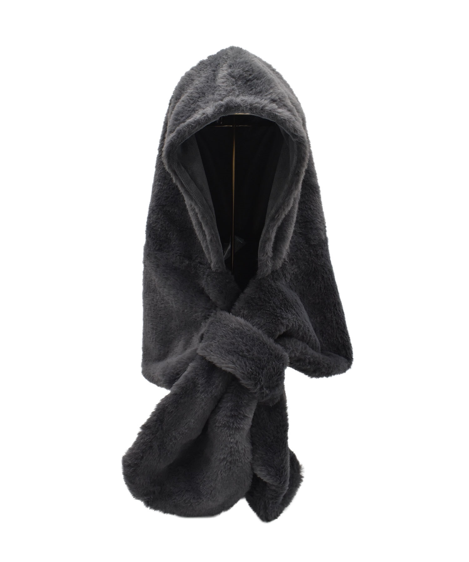 fekete HOODED GLITTERMUFFLER ラメフーディーマフラー - メルカリ fekete HOODED GLITTERMUFFLER ラメフーディーマフラー