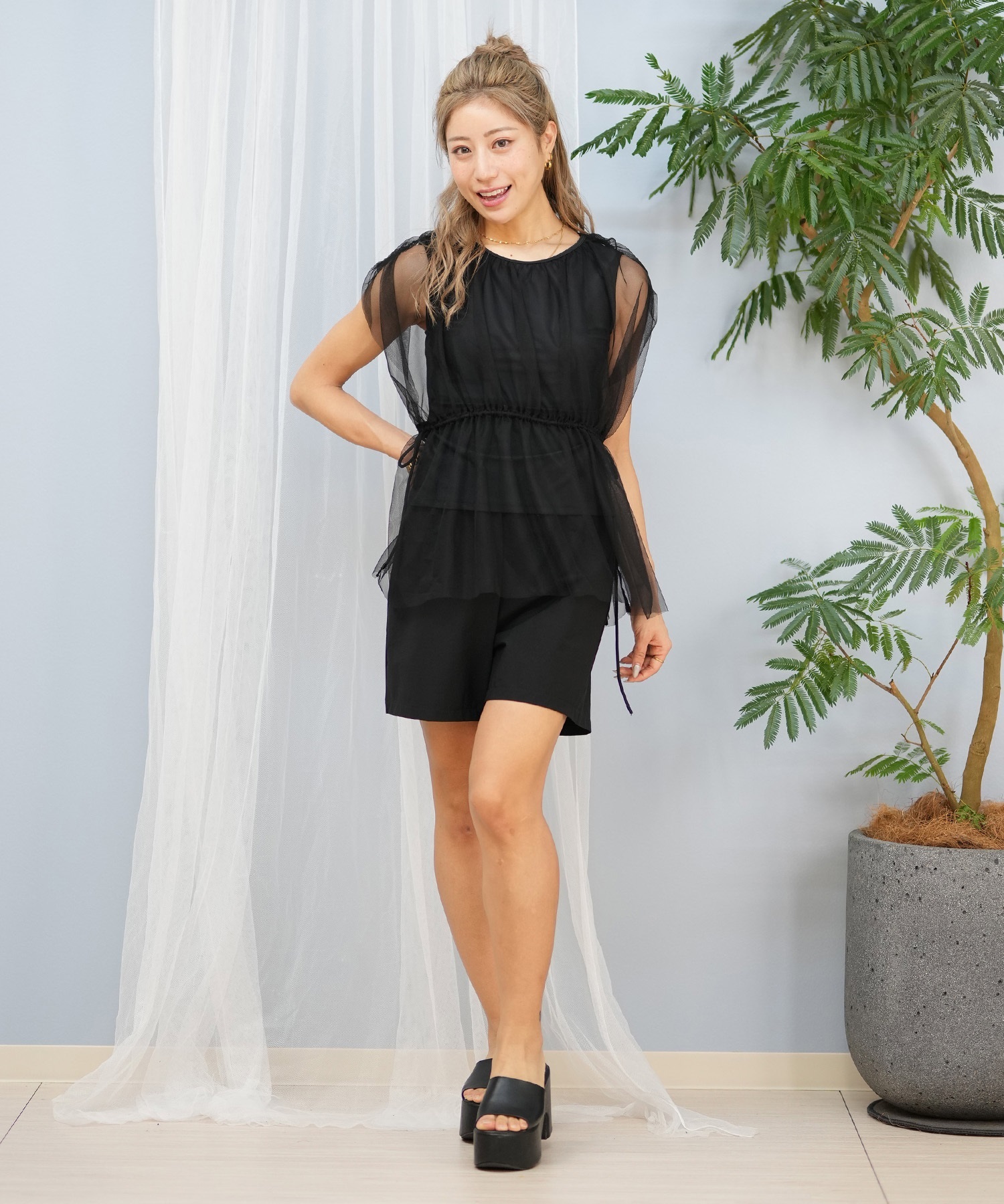 Ungrid/アングリッド 水着 レディース 650301 ビキニ｜ムラサキ