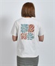 Ungrid アングリッド 水着 レディース ラッシュガード 半袖 Tシャツ バックプリント 水陸両用 UVカット 250201(WT-M)