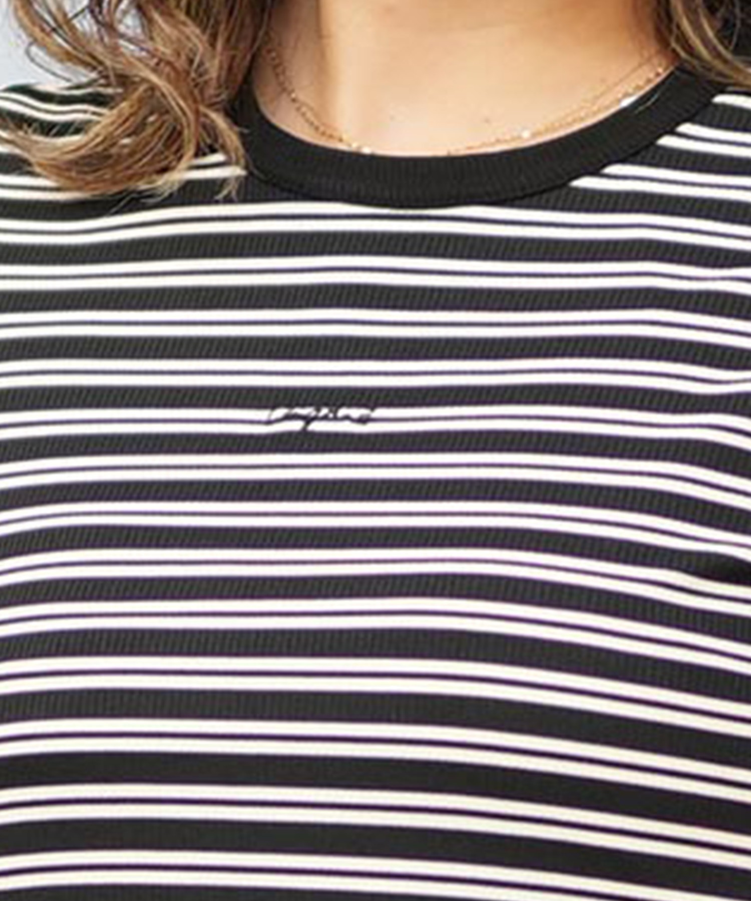Ungrid アングリッド 水着 レディース ラッシュガード 半袖 Tシャツ ボーダー柄 水陸両用 UVカット 250301(BK-M)