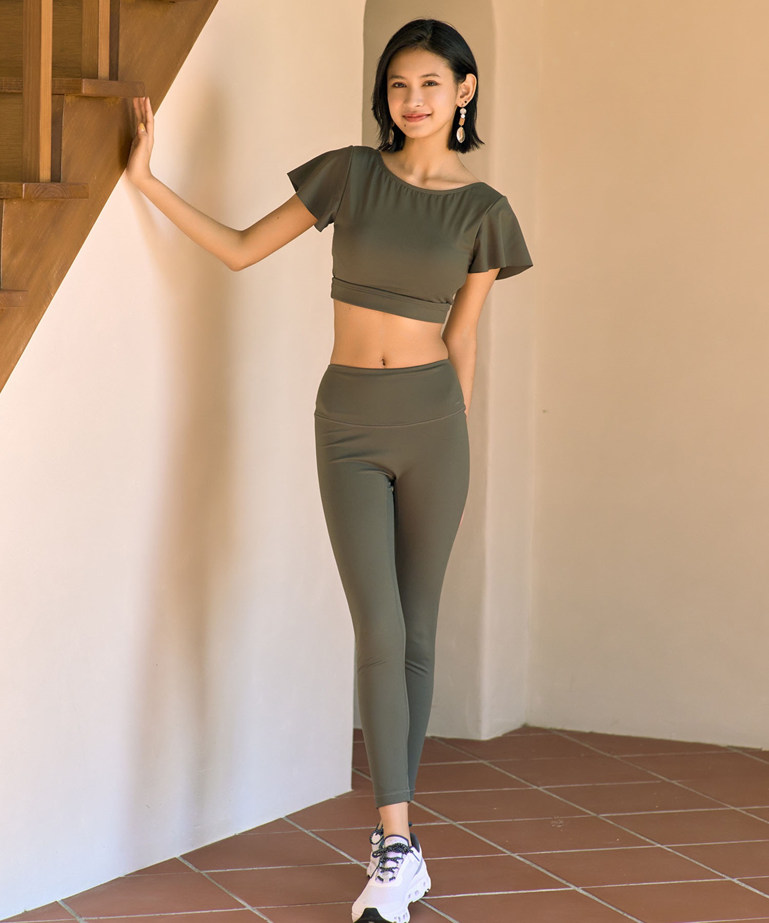 Ungrid アングリッド 水着 レディース ブラトップ 半袖 フィットネス 水陸両用 BRA FIT 550201(BK-M)