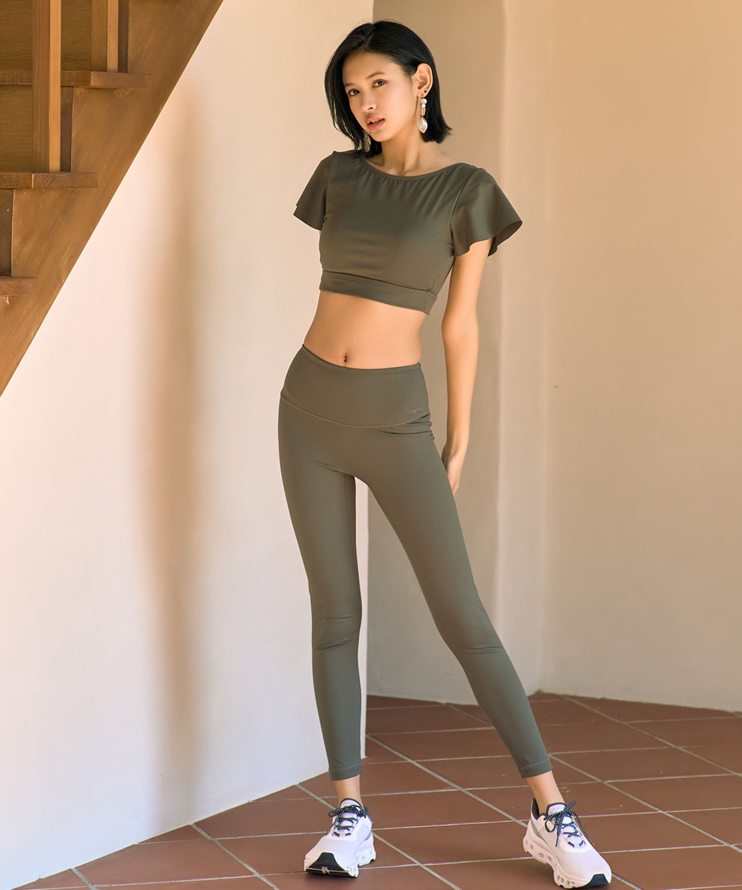 Ungrid アングリッド 水着 レディース ブラトップ 半袖 フィットネス 水陸両用 BRA FIT 550201(BK-M)