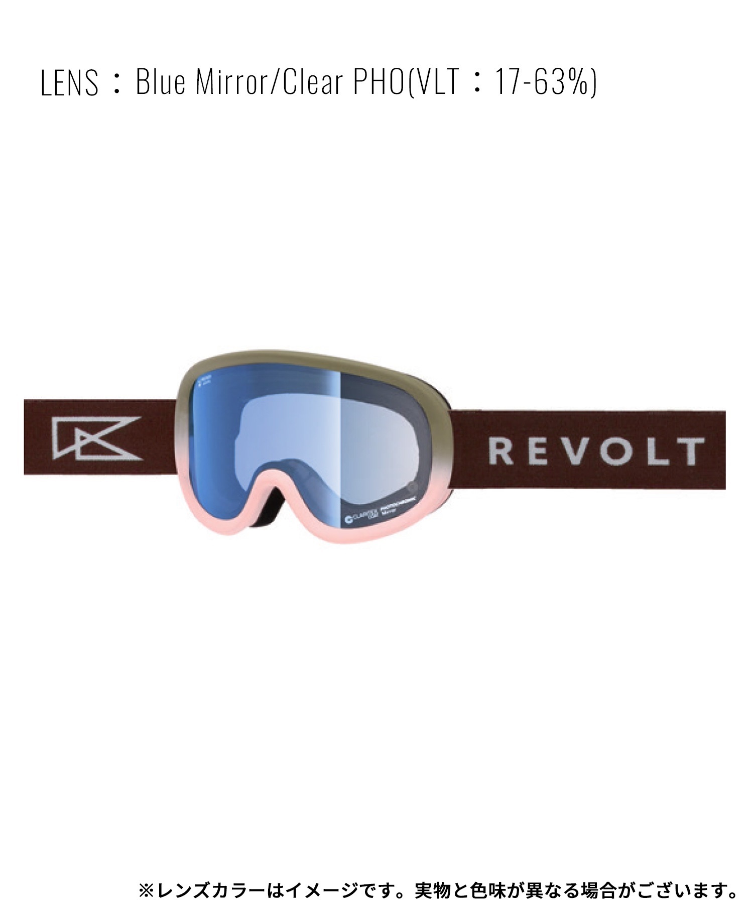 REVOLT ゴーグル SAKURA REVOLT リボルト SUPER LIGHT FRAME SAKURA 調光 スノーボード