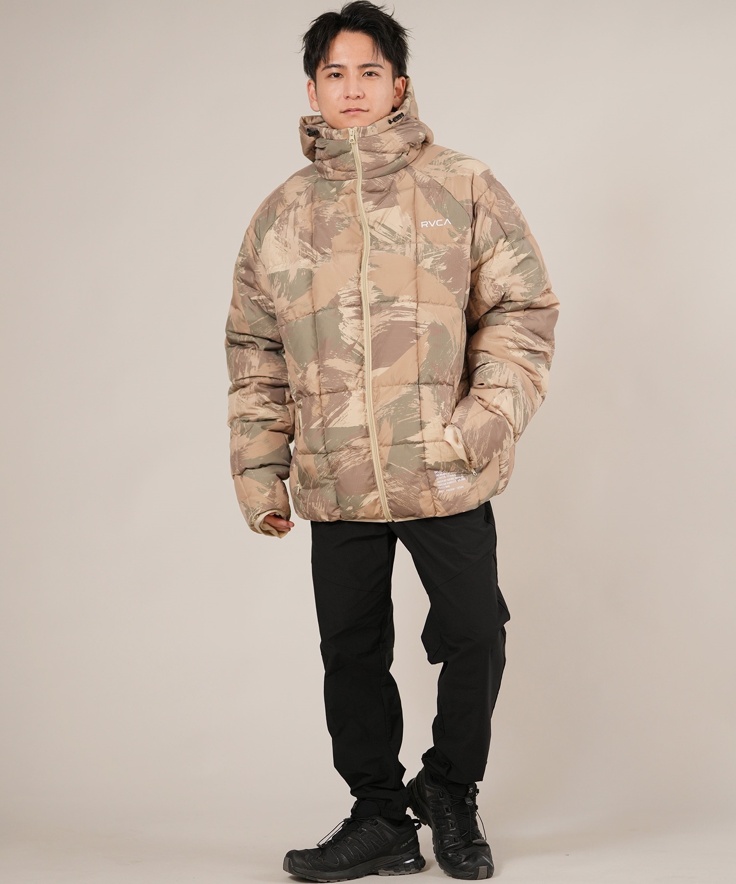 RVCA ルーカ 中綿ジャケット メンズ LIGHT PUFF MIL JKT BF042-751 