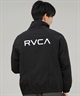 RVCA ルーカ ナイロン ジャケット メンズ シンプル ロゴ MIL NYLON JACKET BF042-755(BLK-M)
