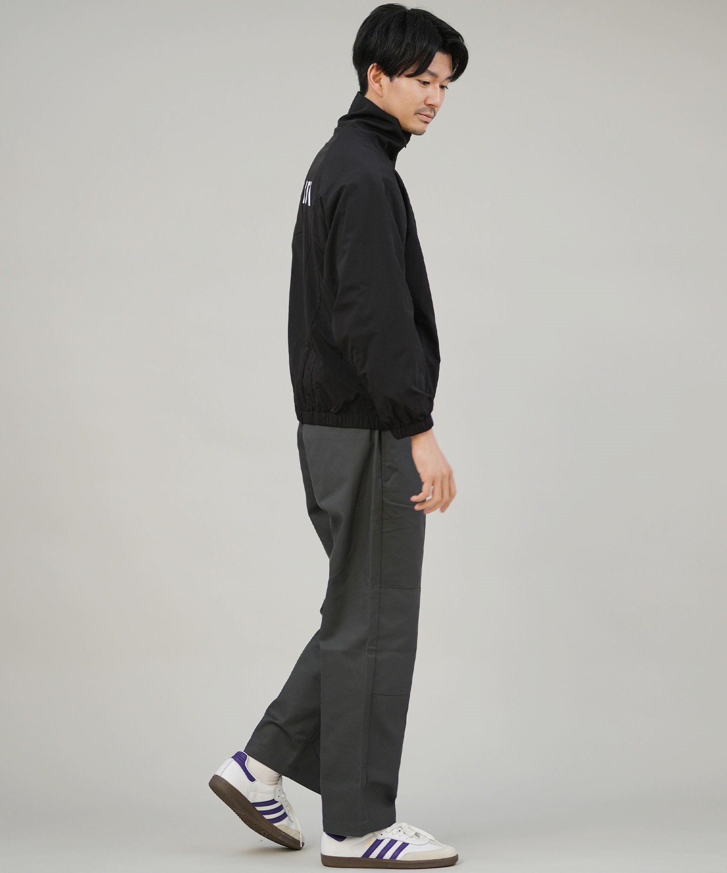 RVCA ルーカ ナイロン ジャケット メンズ シンプル ロゴ MIL NYLON JACKET BF042-755(BLK-M)