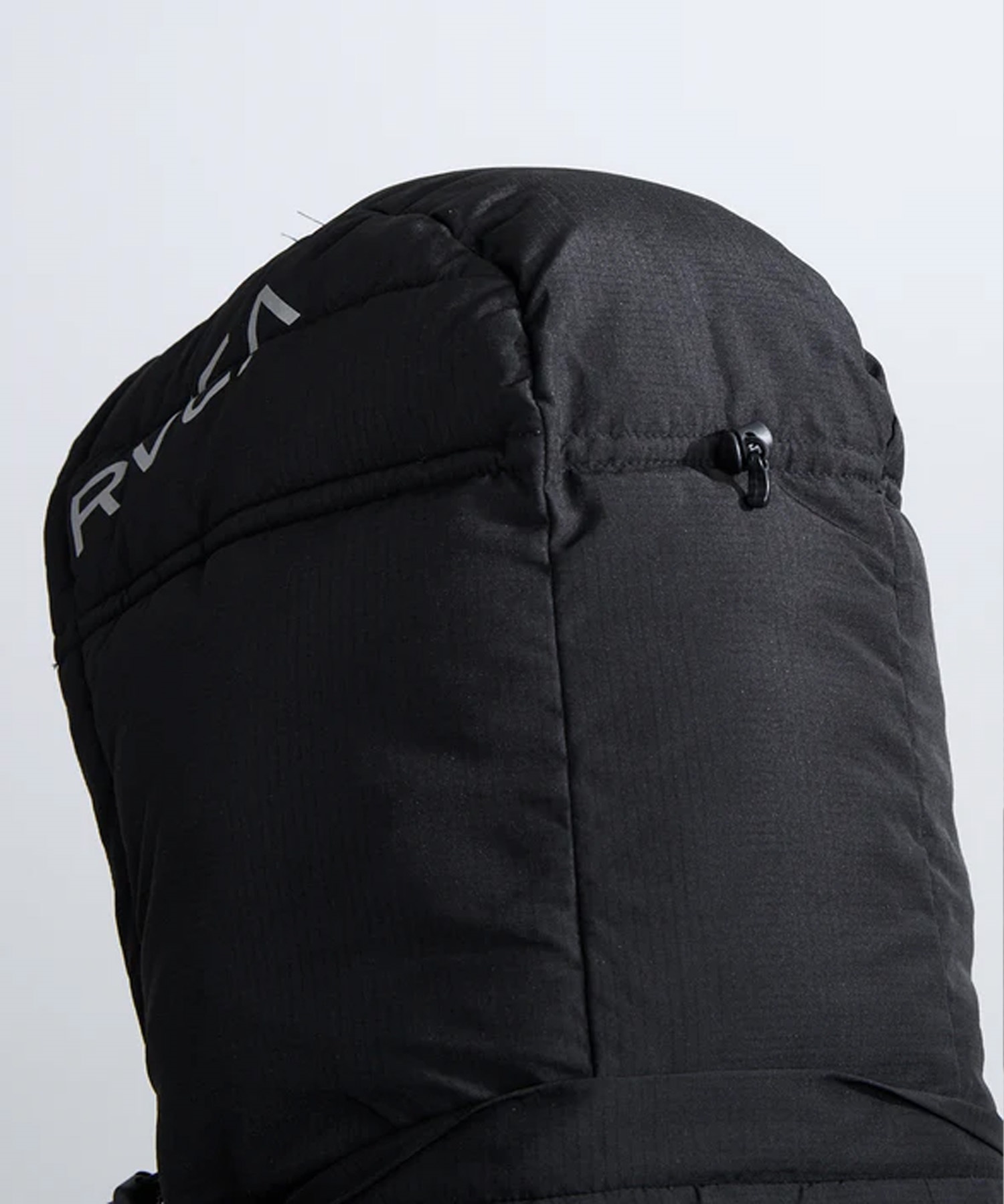 RVCA ルーカ ダウン ベスト メンズ シンプル バックプリント ロゴ WOLDWIDE BK ARCH ZIPHD JK BF042-762(BLK-S)