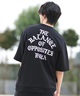 RVCA ルーカ メンズ 半袖 Tシャツ 半袖スウェットTシャツ バックプリント BF041-007(BLK-S)