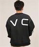 RVCA ルーカ トレーナー スウェット メンズ バックプリント FADE BACK SIDE ARCH BF042-001(BBB-S)