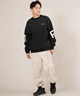 RVCA ルーカ トレーナー スウェット メンズ バックプリント FADE BACK SIDE ARCH BF042-001(BBB-S)