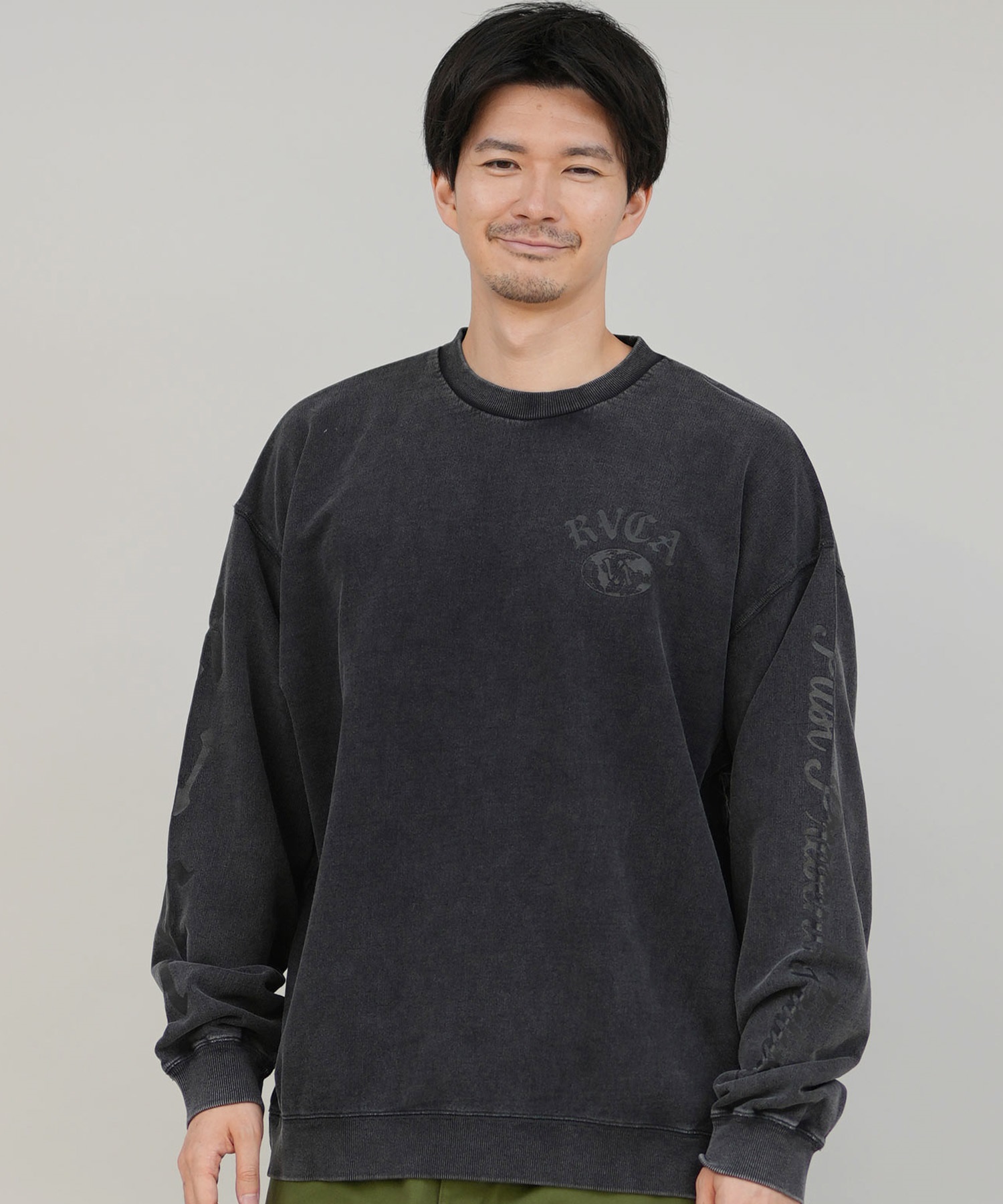 RVCA ルーカ トレーナー スウェット メンズ VA WORLD WIDE CR BF042