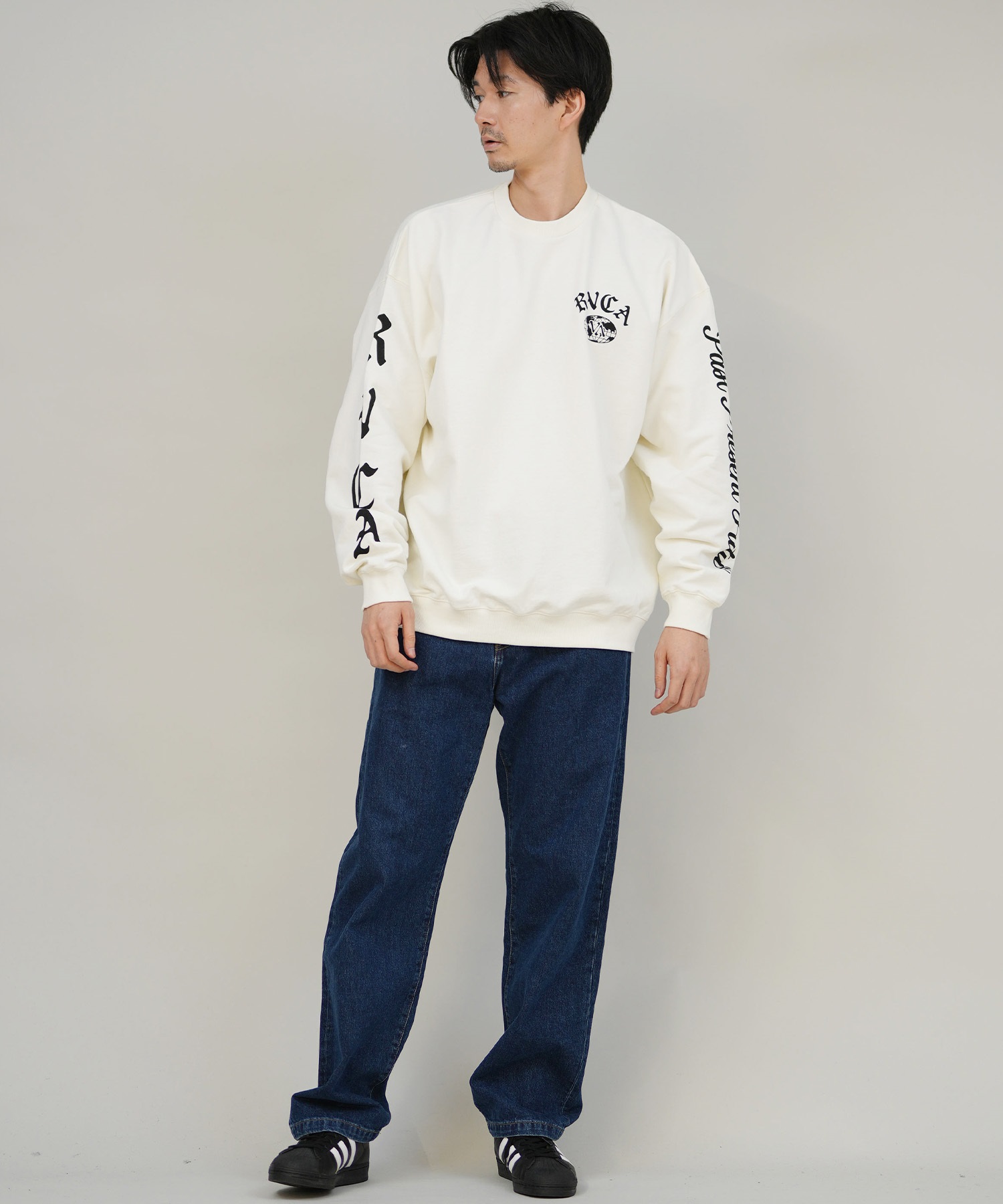 RVCA ルーカ トレーナー スウェット メンズ VA WORLD WIDE CR BF042