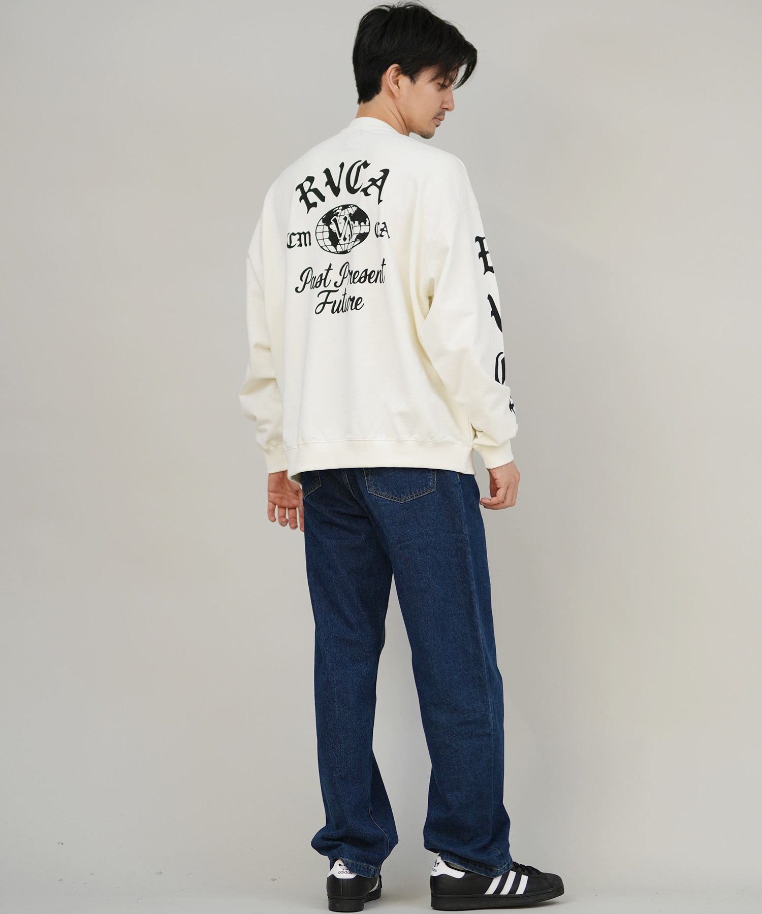 RVCA ルーカ トレーナー スウェット メンズ VA WORLD WIDE CR BF042