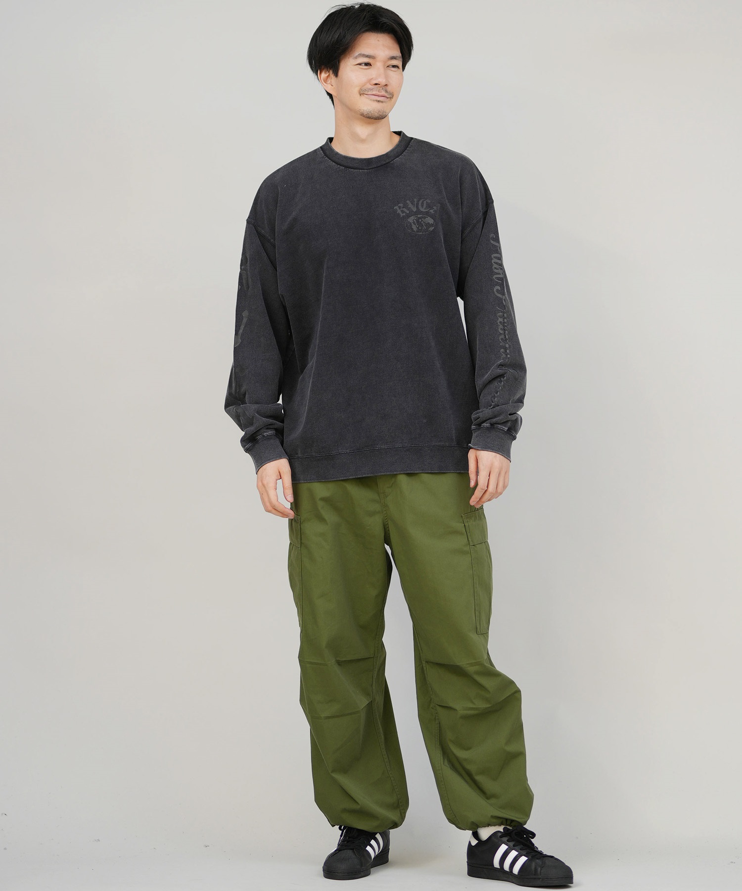 RVCA ルーカ トレーナー スウェット メンズ VA WORLD WIDE CR BF042