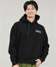 RVCA ルーカ プルオーバー パーカー メンズ バックプリント 裏起毛 THREE BOX RVCA HD BF042-011(BLK-S)