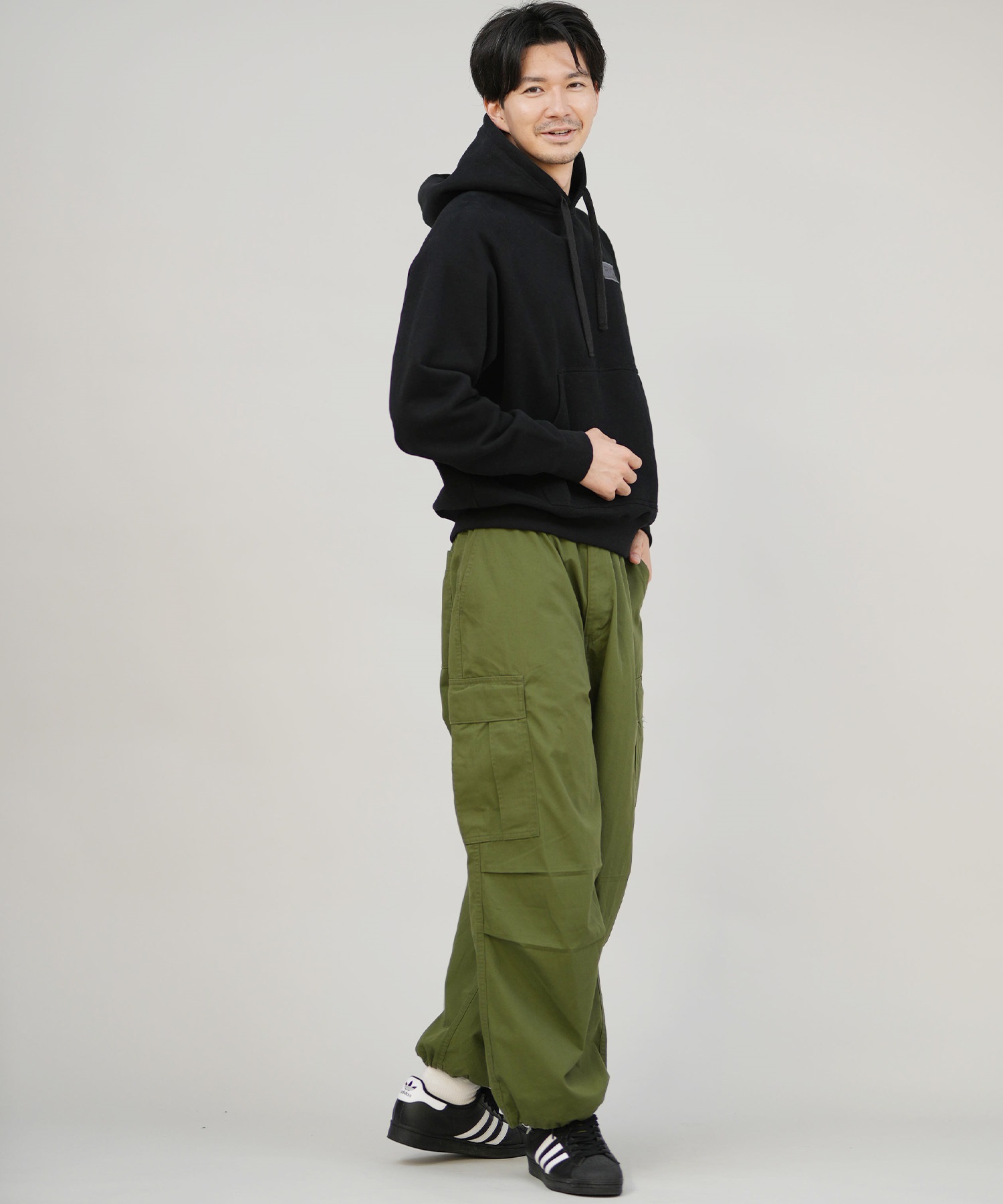 RVCA ルーカ プルオーバー パーカー メンズ バックプリント 裏起毛 THREE BOX RVCA HD BF042-011(BLK-S)