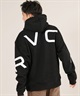 RVCA ルーカ プルオーバー パーカー メンズ バックプリント 裏起毛 BACK SIDE ARCH RVCA HD BF042-015(BLK-S)