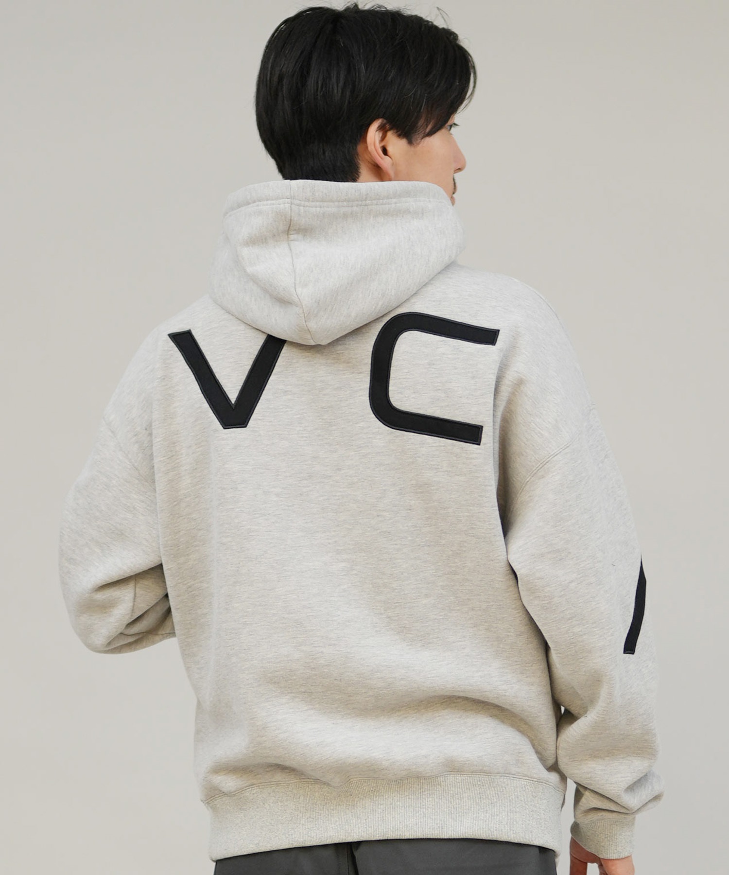 RVCA ルーカ プルオーバー パーカー メンズ バックプリント 裏起毛 BACK SIDE ARCH RVCA HD BF042-015(BLK-S)