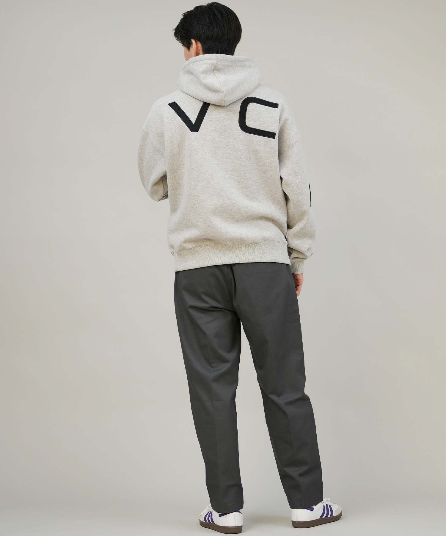 RVCA ルーカ プルオーバー パーカー メンズ バックプリント 裏起毛 BACK SIDE ARCH RVCA HD BF042-015(BLK-S)