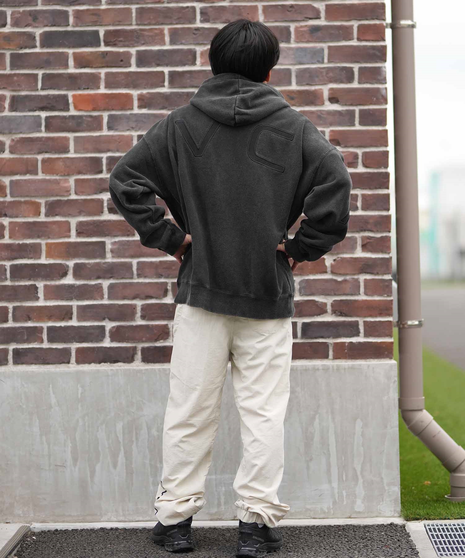 RVCA ルーカ ジップアップ パーカー メンズ ロゴ ARCH BACK SIDE ZIP