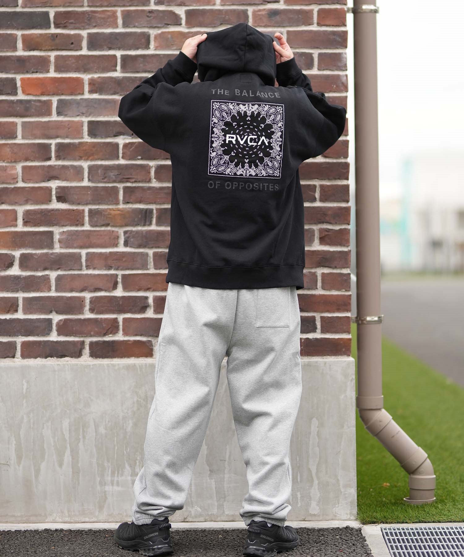 RVCA ルーカ プルオーバー パーカー メンズ バックプリント BANDANA