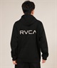 RVCA ルーカ プルオーバー パーカー メンズ スウェット フーディー ロゴ バックプリント 裏毛 セットアップ対応 BF042-P03(BLB-S)
