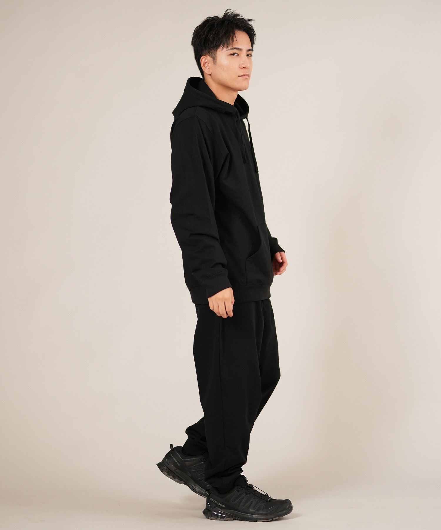 RVCA ルーカ プルオーバー パーカー メンズ スウェット フーディー ロゴ バックプリント 裏毛 セットアップ対応 BF042-P03(BLB-S)