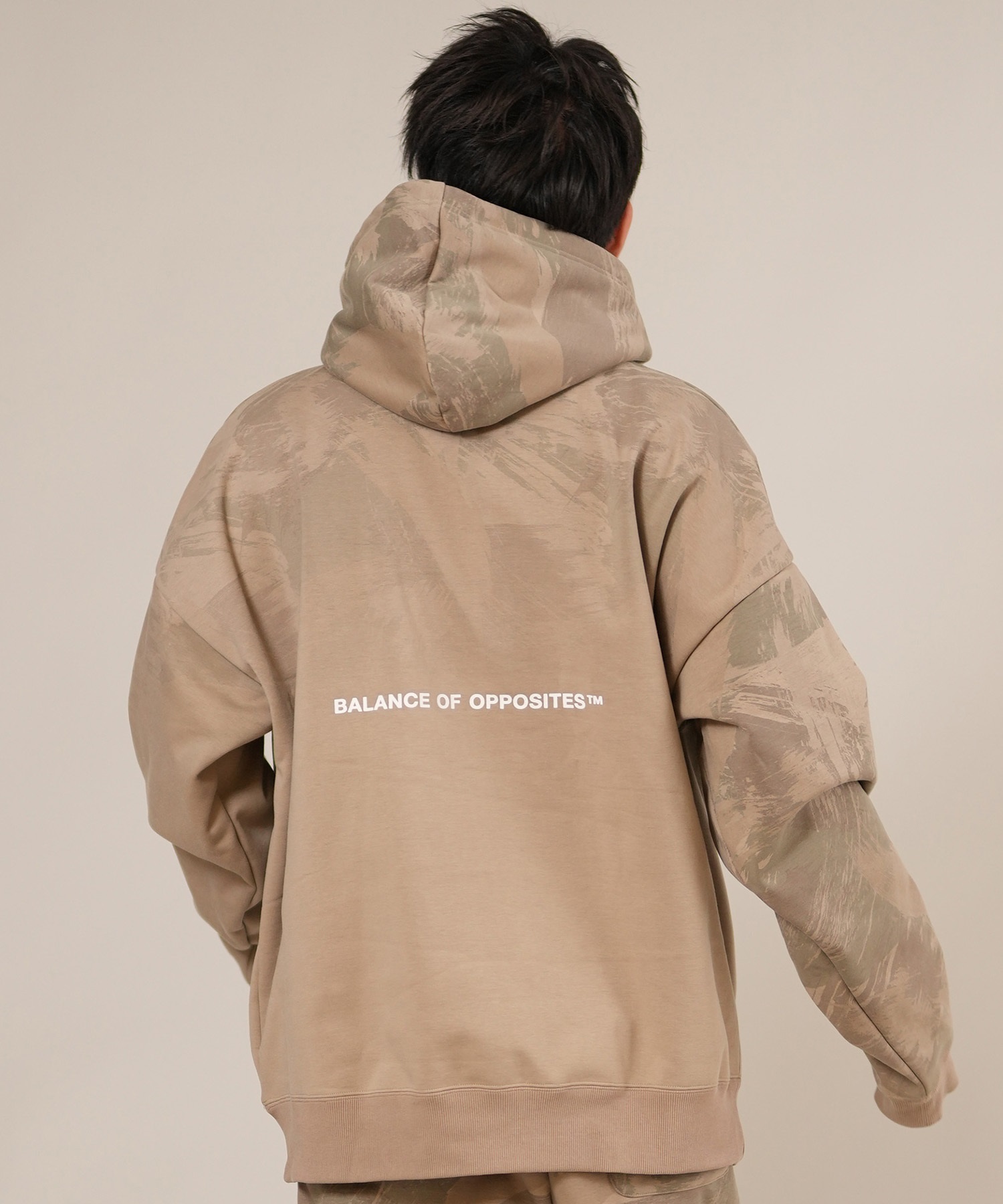 RVCA ルーカ プルオーバー パーカー メンズ バックプリント ロゴ 裏