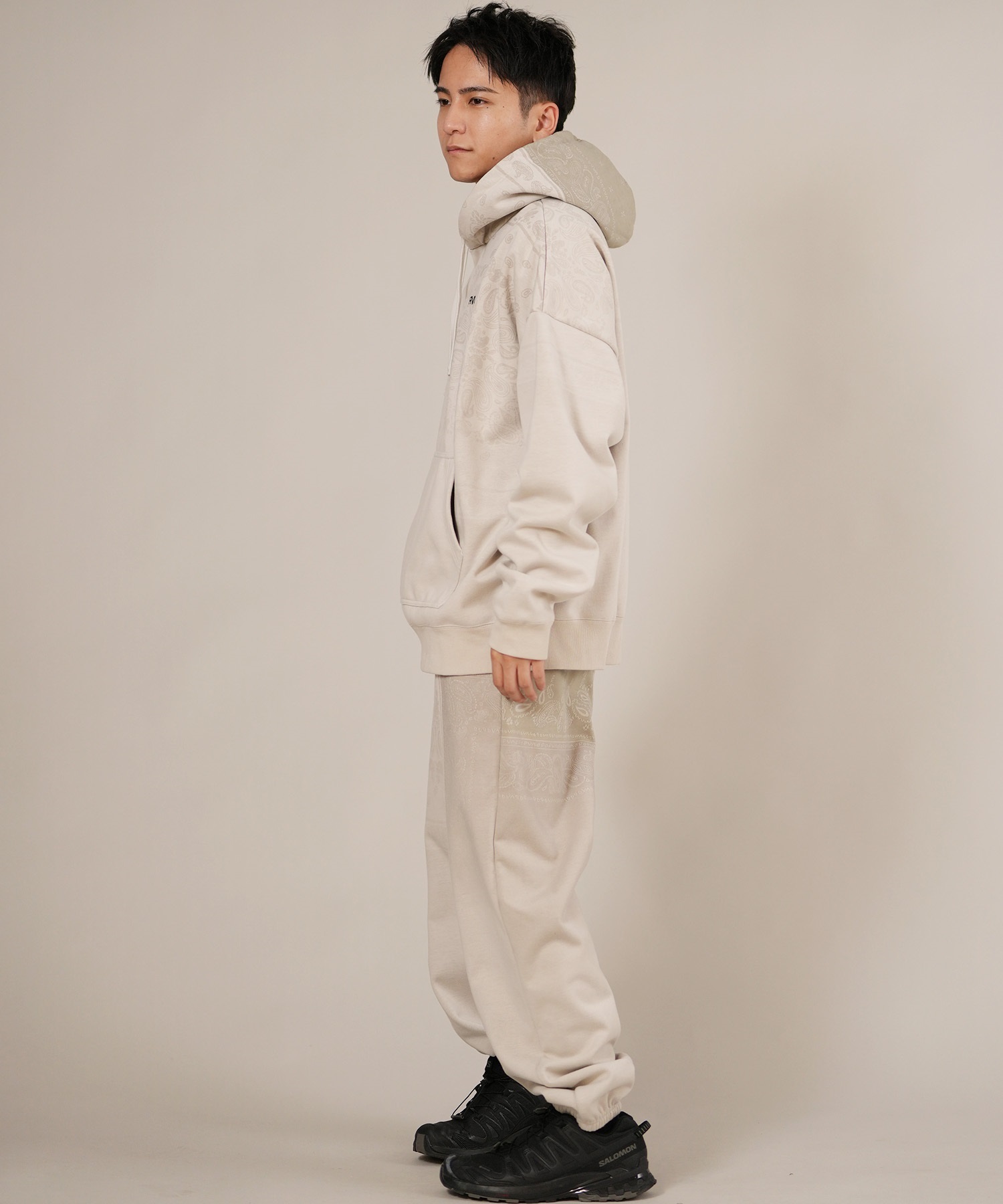 RVCA ルーカ プルオーバー パーカー メンズ バックプリント ロゴ 裏
