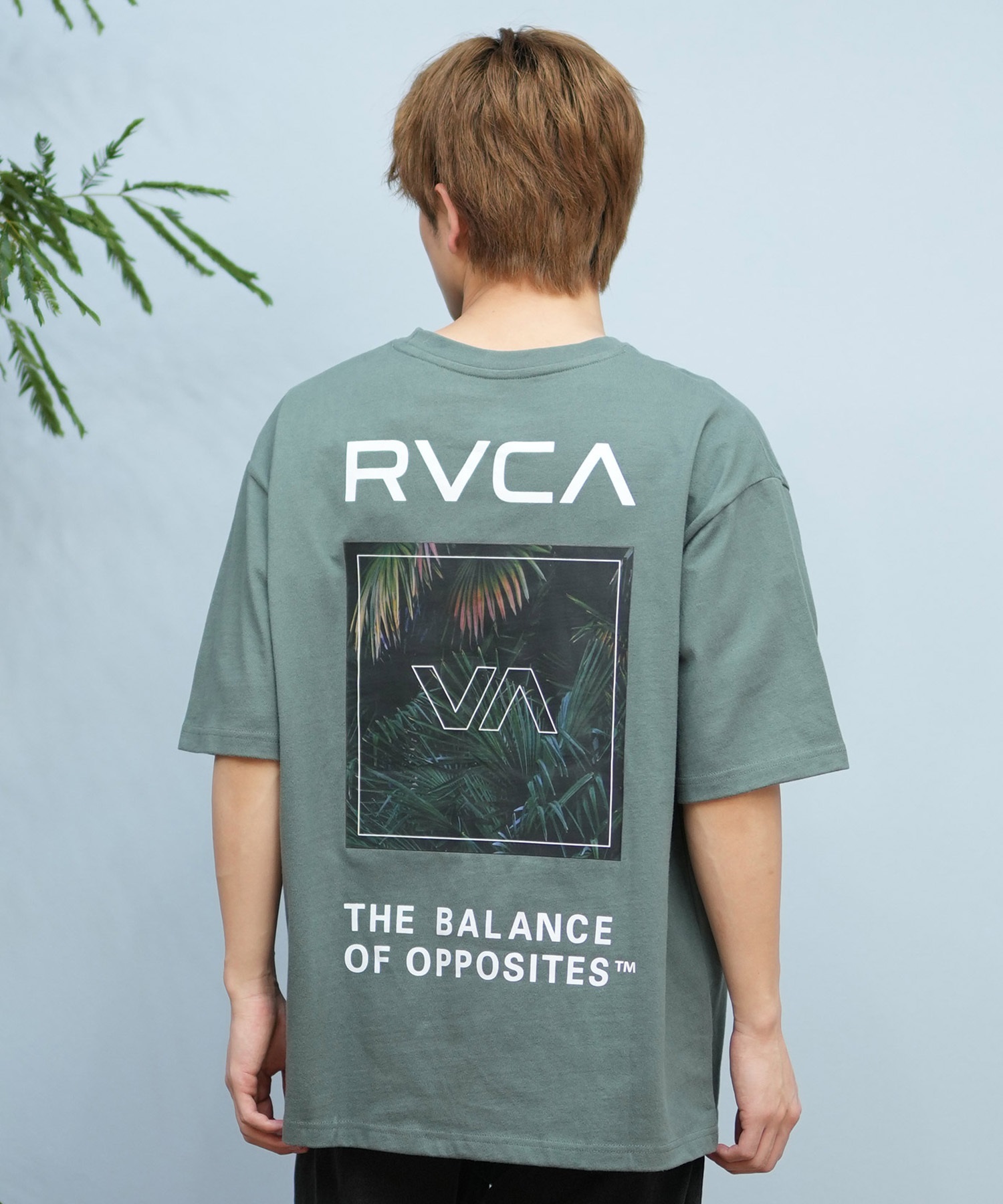 RVCA ルーカ 半袖 Tシャツ メンズ バックプリント オーバー