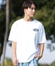 RVCA ルーカ 半袖 Tシャツ メンズ バックプリント BF041-252(WHT-S)