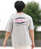 RVCA ルーカ 半袖 Tシャツ メンズ バックプリント BF041-252(WHT-S)